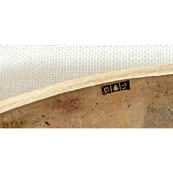 Vintage Egyptian Hieroglyphs Sterling Silver Bracelet Cuff 50 grams Storyteller - Picture 10 of 10